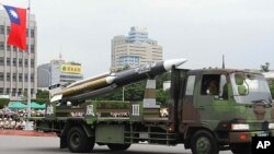 雄风三型导弹 (台湾国防部提供)