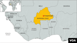 Carte du Burkina Faso