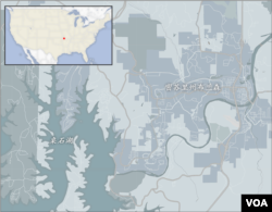 美国密苏里州布兰森附近的桌石湖