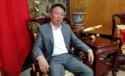 China's ambassador to Kenya Wu Peng speaks during an interview with Reuters at the Chinese embassy in Nairobi, June 6, 2019.