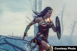 Gal Gadot in "Wonder Woman." (Courtesy Warner Bros. Pictures)