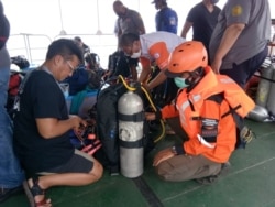 Persiapan evakuasi korban pesawat Sriwijaya Air. (Foto: Courtesy)