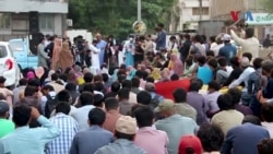 د لا درکه کسانو د کورنیو غړو په کراچۍ کې د خپلوانو د بازیابۍ دپاره مظاهره وکړه