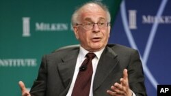 Nobel Economics Laureate Kahneman takes part in panel discussion (file photo)