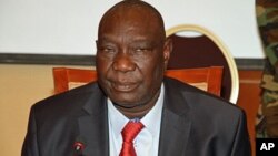 Michel Djotodia, the rebel leader who declared himself president in Bangui, Central African Republic, (File photo). 