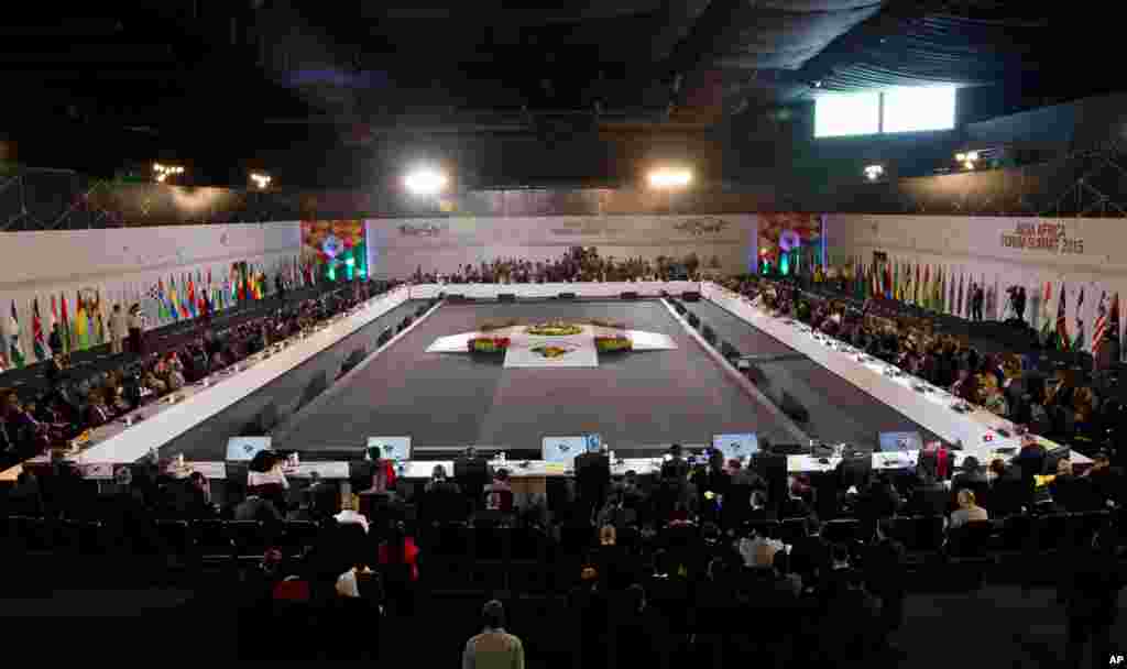 Bakin dake halartar taron kolin na Indiya da kasashen Afirka a New Delhi