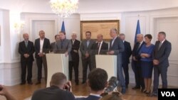 Politički predstavnici Albanaca iz opština Preševo Medveđa i Bujanovac sa predsednikom Kosova Hašimom Tačijem