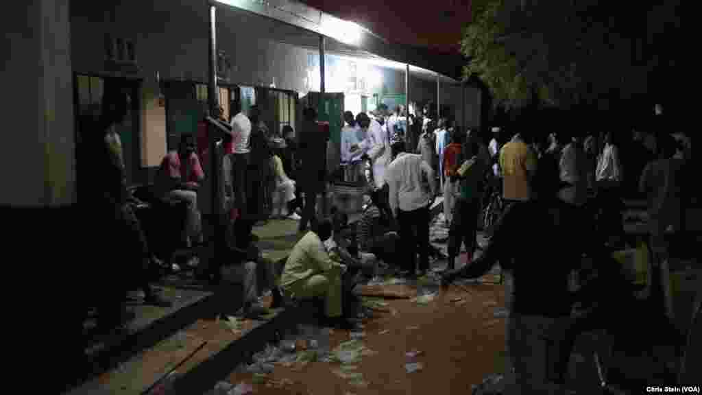 A polling station at a school in the Kawaji Ward is pictured in Kano, Nigeria, March 28, 2015. 