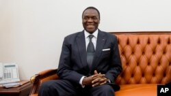 Le ministre de la défense camerounaise, Joseph Beti Assomo, à Yaoundé, le 19 avril 2016.