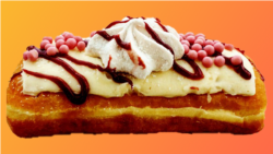 Champagne & Strawberry Long John