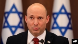 资料照：以色列总理以色列总理纳夫塔利·贝内特（Naftali Bennett）