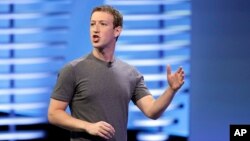 In this April 12, 2016 file photo, Facebook CEO Mark Zuckerberg delivers the keynote address at the F8 Facebook Developer Conference in San Francisco. (AP Photo/Eric Risberg, File)