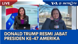 Laporan VOA untuk MetroTV: Donald Trump Resmi Jabat Presiden ke-47 Amerika Serikat