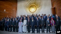 Les participants à la 28ème session ordinaire de l'assemblée de l'Union africaine, à Addis Abeba, Ethiopie, 30 janvier2017. 