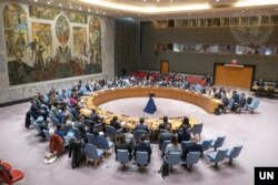 BMT Xavfsizlik kengashida Falastin va Yaqin Sharq muhokamasi, Nyu-York, AQSh, 25-fevral, 2025