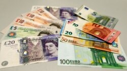 British pounds and Euro banknotes from a bank at the in Munich, Germany, June 24, 2016 after Britain voted to leave the European Union. (Reuters)