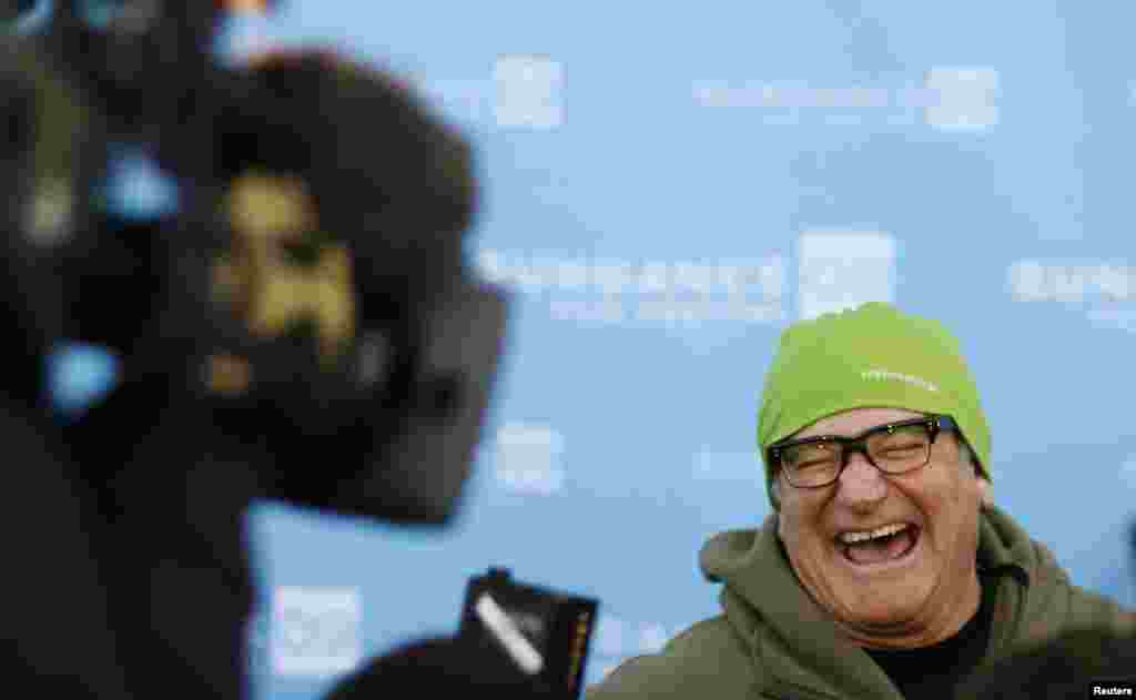 Aktor Robin Williams tiba di acara pemutaran perdana film &quot;World&#39;s Greatest Dad&quot; dalam Sundance Film Festival di Park City, Utah, 18 Januari 2009.