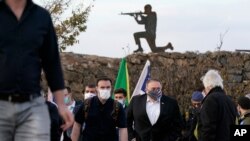 마이크 폼페오 미국 국무장관이 19일 골란고원 이스라엘 지역을 방문했다.