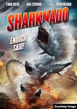 The movie Sharknado was a fictional television movie about a storm that launches sharks into the air. (Sharknado Facebook)
