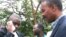 FILE - Erias Lukwago (L) and Forum for Democratic Change (FDC) representative Maj. Gen. Mugisha Muntu (R).