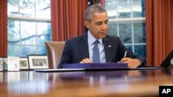 به نظر می رسد این یکی از معدود وتوهای اوباما علیه کنگره باشد. 