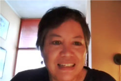 Ratna Saptari, aktivis, peneliti dan akademisi di Belanda, dalam tangkapan layar. (Foto: VOA/Nurhadi)