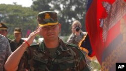 Lt. Gen. Hun Manet, son of Cambodian Prime Minister Hun Sen and deputy commander of the Royal Cambodian Army and commander of the National Counter Terror Special Force, Phnom Penh, Cambodia.