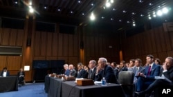 资料照片：参议院司法监督委员会2023年6月13日举行听证会，审查《外国情报监视法》第702条款及相关监视机构。