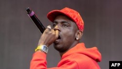 Le rappeur américain Young Dolph se produit lors de l'Astroworld Festival au NRG Stadium le 9 novembre 2019 à Houston, au Texas. 