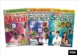 Educational book series presents mysteries for students to solve with math and science skills.