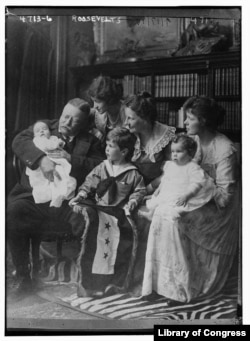 Roosevelt's children brought their pony, snake, and other pets into the White House.