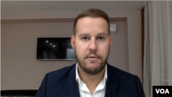 Daniel Levinson, a son of American Bob Levinson, who went missing in Iran in 2007, speaks to VOA Persian via Skype from New York, Sept. 27, 2018, about a new initiative to press Tehran to free Western-linked detainees in the country.