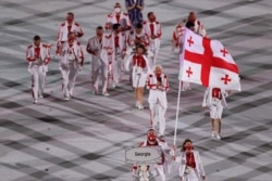 საქართველოს ოლიმპიელები ტოკიოს ოლიმპიური თამაშების გახსნაზე