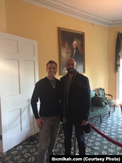 At Hamilton Grange National Memorial, which preserves the home of founding father Alexander Hamilton, Mikah got to spend time with Nicholas Christopher who plays George Washington in the hugely successful Broadway musical Hamilton.