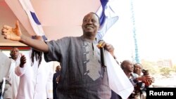 Le Premier ministre et candidat Raila Odinga.