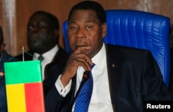 Benin's President Thomas Yayi Boni attends the 43rd Economic Community of West African States (ECOWAS) meeting in Abuja, July 17, 2013.