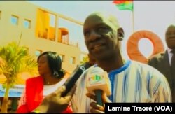 Le docteur Didier Bakouan, secrétaire permanent du CNLS-IST, à Ouagadougou, le 2 décembre 2018. (VOA/Lamine Traoré)