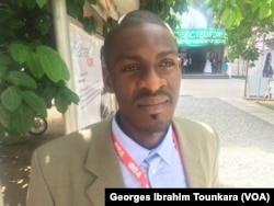 Coulibaly Daouda à Abidjan, le 12 avril 2018. (VOA/Georges Ibrahim Tounkara)