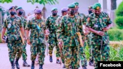 Manyan sojojin Najeriya (Facebook/Fadar shugaban kasa)