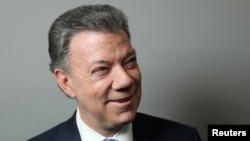Colombian President Juan Manuel Santos received the 2016 Nobel Peace Prize (Reuters).