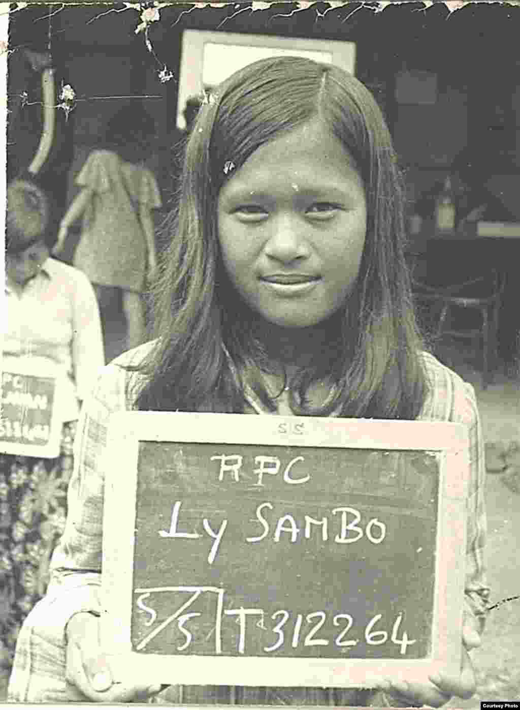 Ly Sambo as a young teenage girl in Khao I-Dang refugee camp along Cambodian and Thai border in early 1980s. (Courtesy Photo)