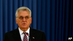 Presiden Serbia Tomislav Nikolic di Belgrad, Serbia. (Foto: Dok)