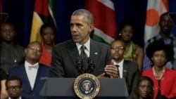 Obama Holds Town Hall Meeting with Aspiring Young Africans