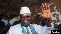 FILE - President Ernest Bai Koroma won re-election in late 2012 with a pledge to fight endemic government corruption.