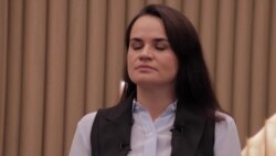 VOA Interview: Belarus Opposition Leader Sviatlana Tsikhanouskaya