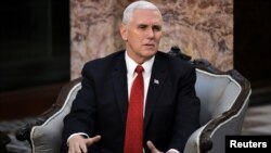 Wakil Presiden Amerika Serikat Mike Pence (Foto: dok).