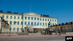 Predsjednička palata u Helsinkiju prije susreta Trumpa i Putina, 14. juli 2018.