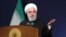 In this photo released by the official website of the office of the Iranian Presidency, President Hassan Rouhani speeches before the heads of banks, in Tehran, Iran, Jan. 16, 2020.
