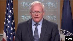 جیمز جفری در وزارت خارجه با خبرنگاران سخن گفت. 