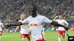 Naby Keita, joueur du RB Leipzig, le 10 septembre 2016.